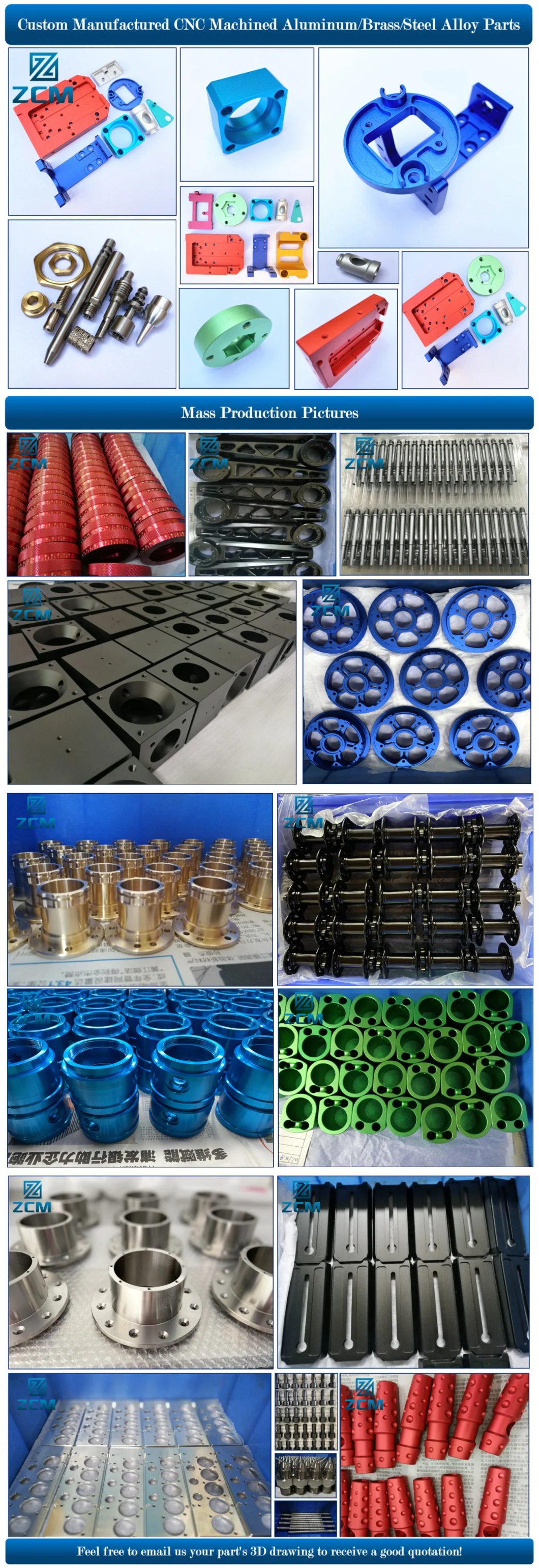 Shenzhen Batch Production Custom Manufactured Metal Precision Anodized Aluminum Alloy Industrial Device Equipment Airplane Oil Pipe Joint