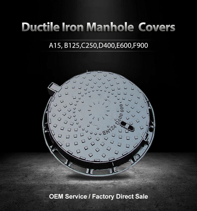 Cast Iron Manhole Cover, Ductile Iron Manhole Cover, Round Manhole Cover, Square Manhole Cover. Factory Direct Sale