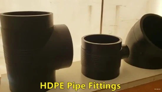 PE100 SDR11 SDR17 HDPE Butt Welding Pipe Fitting